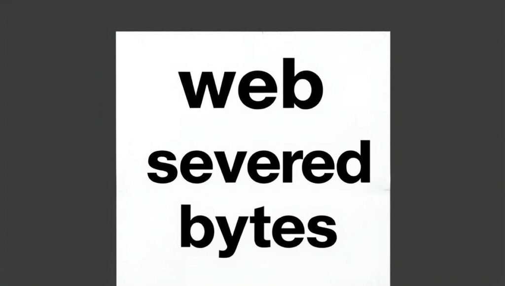 web severedbytes